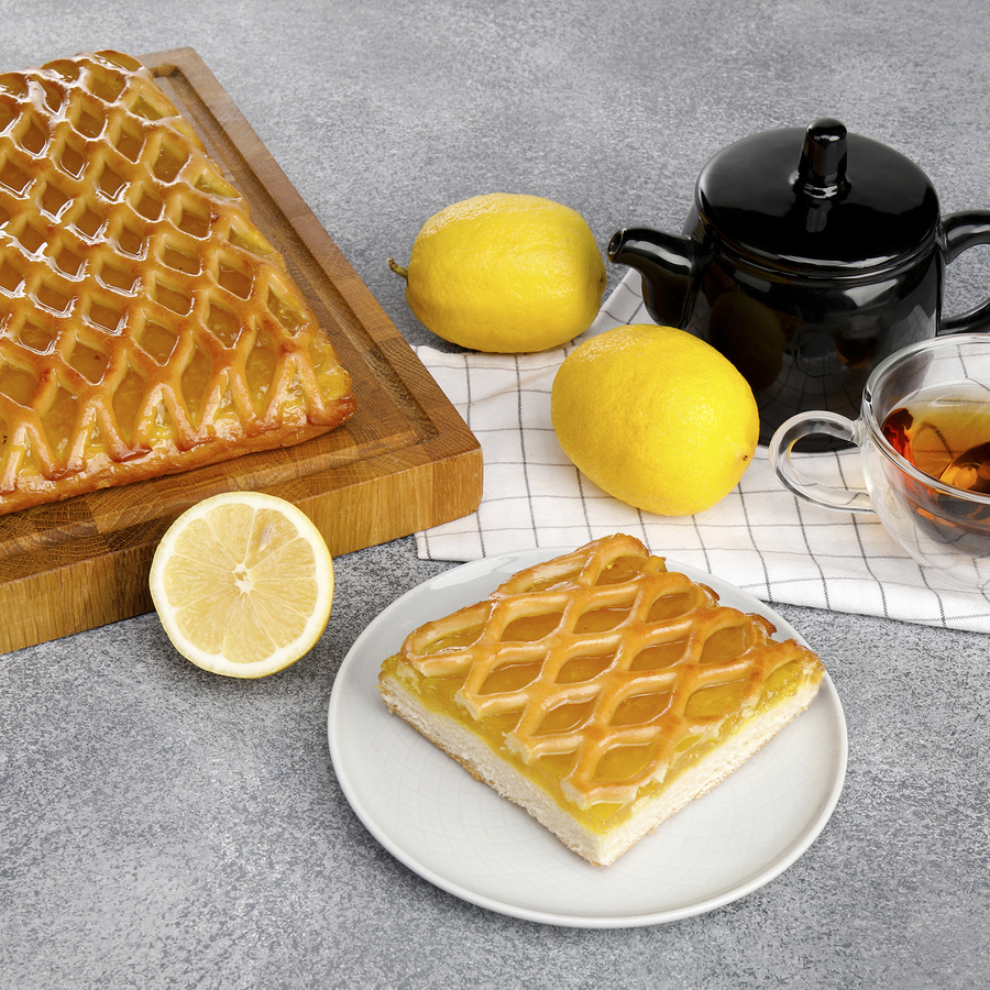 Пирог ЛЕНТА FRESH с лимонной начинкой, весовой, превью