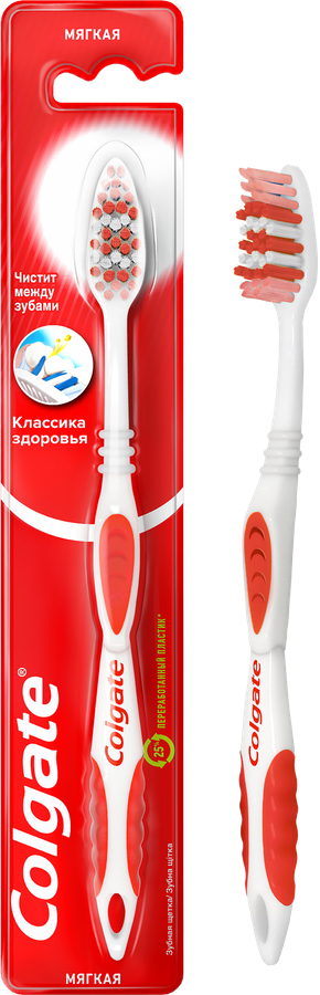 Зубная щетка COLGATE Классика здоровья, мягкая, превью