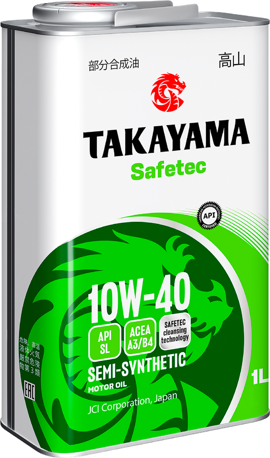 Масло моторное TAKAYAMA полусинтетическое SAE 10W-40 API SL/СF, 1л, превью