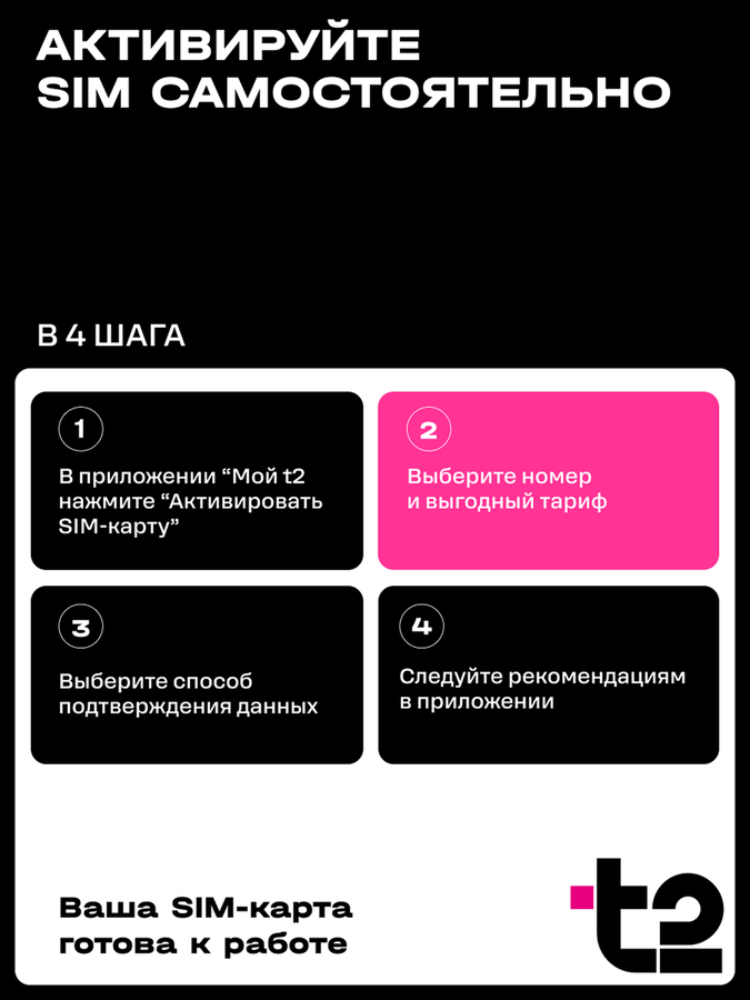 Сим-карта T2, с балансом 150руб, предпросмотр