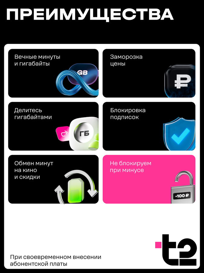 Сим-карта T2, с балансом 150руб, предпросмотр