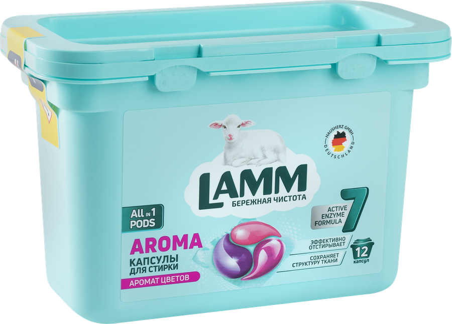 Капсулы для стирки LAMM Aroma, 12шт, предпросмотр