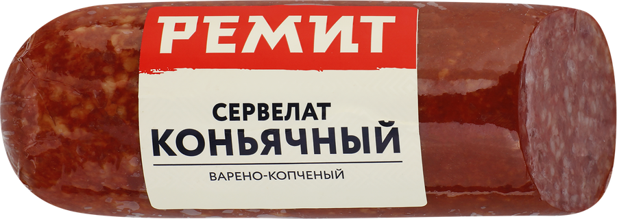 Колбаса варено-копченая РЕМИТ Сервелат Коньячный, весовая, предпросмотр