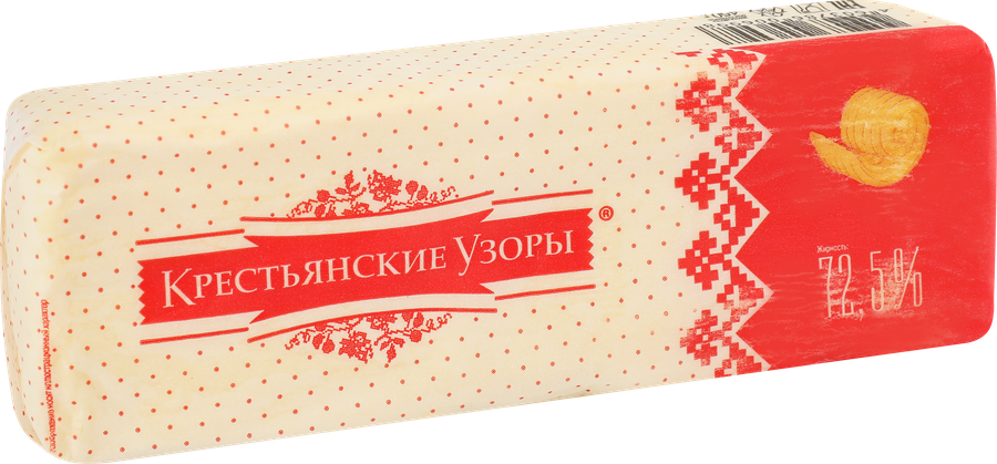 Продукт растительно-сливочный КРЕСТЬЯНСКИЕ УЗОРЫ 72,5%, с змж, 450г, превью