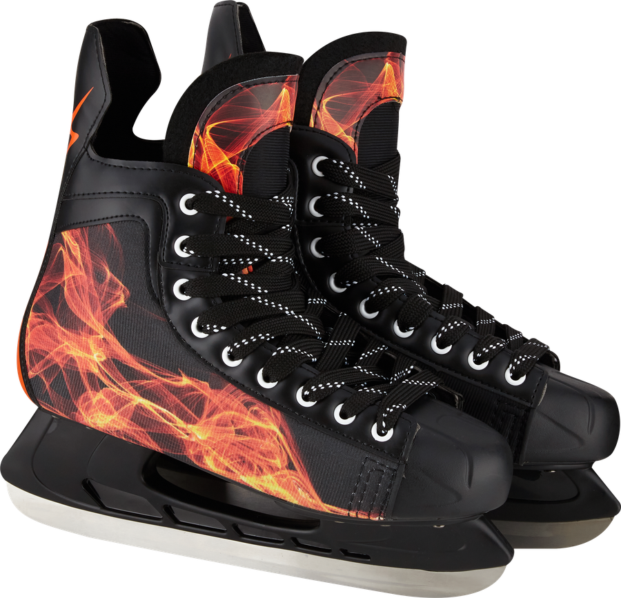 Коньки хоккейные р. 39–41 черные, Арт. PW-206G, предпросмотр