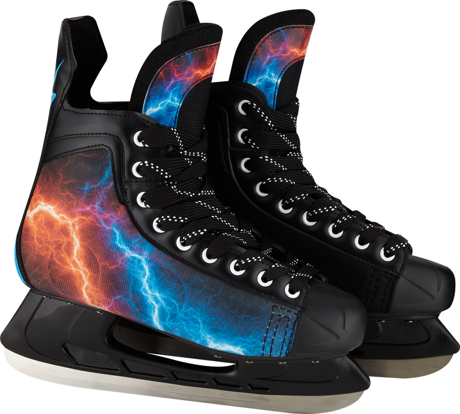 Коньки хоккейные р. 39–41 черные, Арт. PW-206G, превью