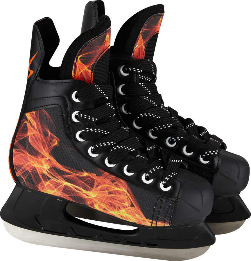 Коньки хоккейные р. 39–41 черные, Арт. PW-206G, предпросмотр