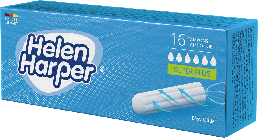 Тампоны HELEN HARPER Super Plus безаппликаторные, 16шт, превью