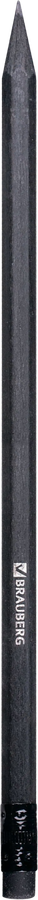 Карандаш чернографитный BRAUBERG Black Jack, НВ, превью