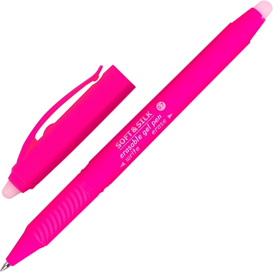 Ручка гелевая BRAUBERG Soft&Silk Fruity 0,7мм, стираемая, синий, превью