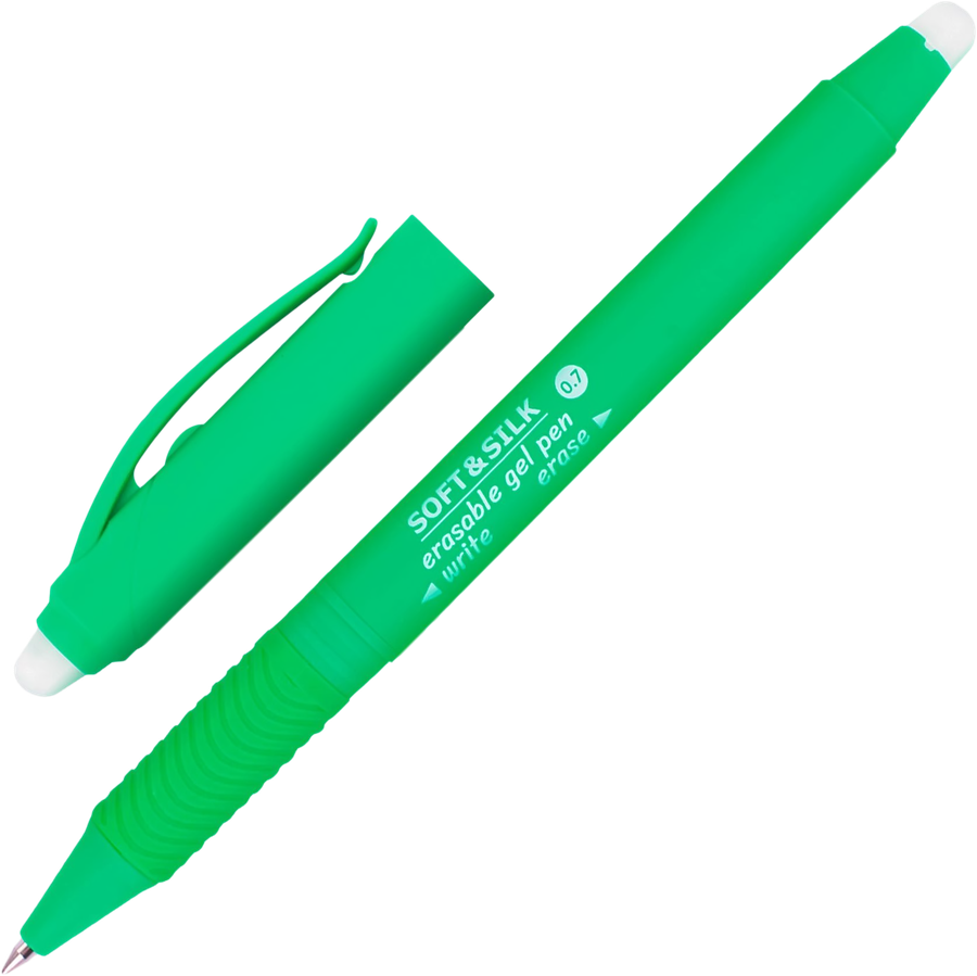 Ручка гелевая BRAUBERG Soft&Silk Fruity 0,7мм, стираемая, синий, превью