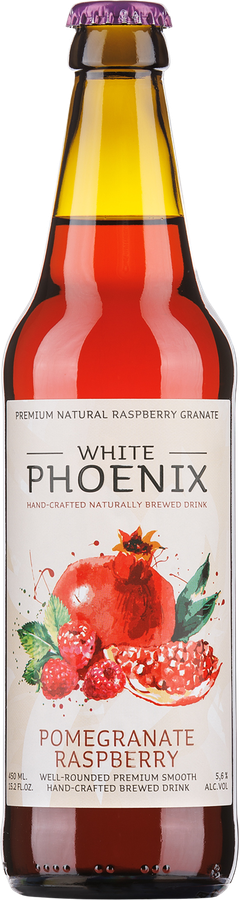 Медовуха WHITE PHOENIX Гранат, малина фильтрованная непастеризованная 5,6%, 0.45л, превью