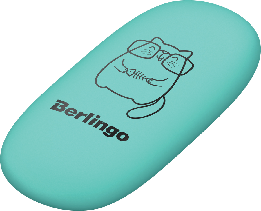 Ластик BERLINGO Lazy Cats, овальный, 4,9х2,3х0,9см, предпросмотр