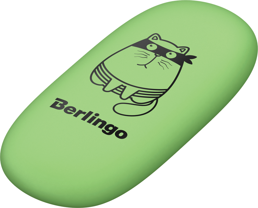 Ластик BERLINGO Lazy Cats, овальный, 4,9х2,3х0,9см, превью