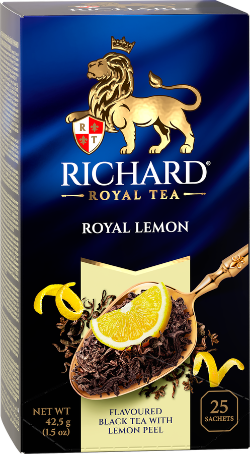 Чай черный RICHARD Royal Lemon арома, 25пак, превью