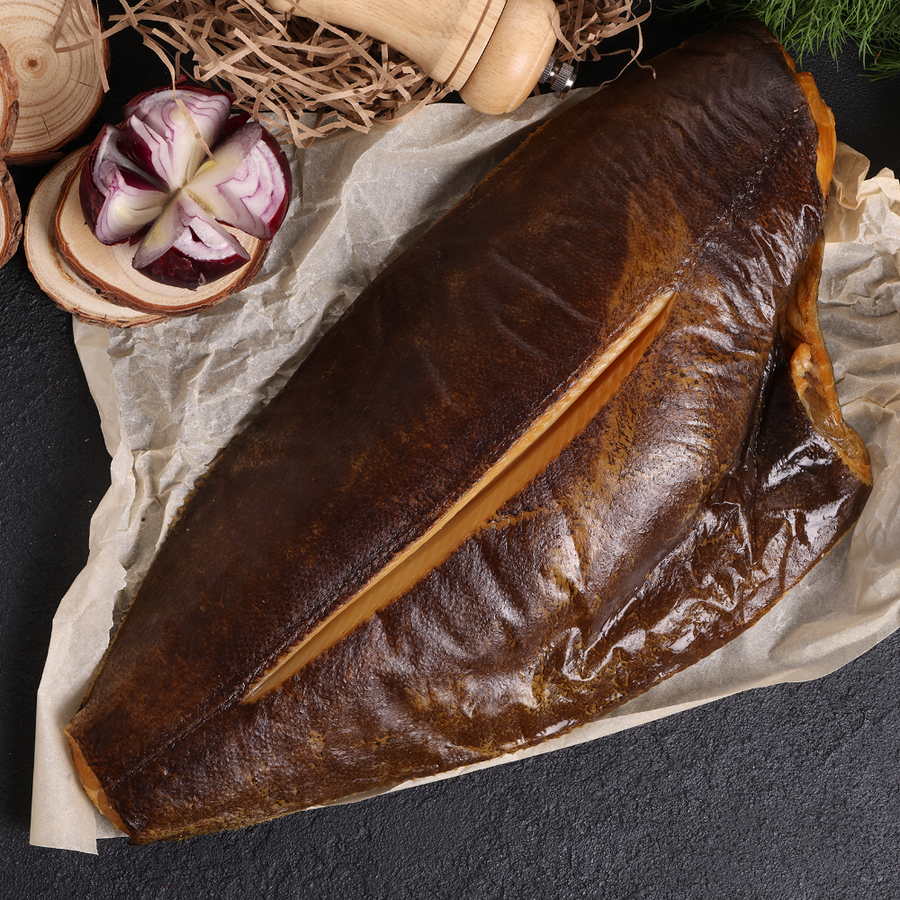 Палтус холодного копчения ЛЕНТА FRESH тушка, весовой, превью