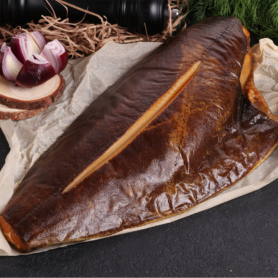 Палтус холодного копчения ЛЕНТА FRESH тушка, весовой, предпросмотр