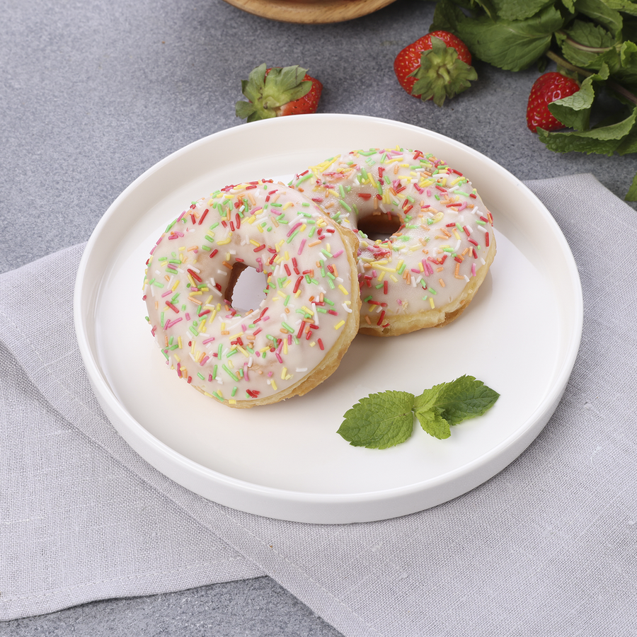 Донат ЛЕНТА FRESH глазированный с ароматом ванили, 58г, превью