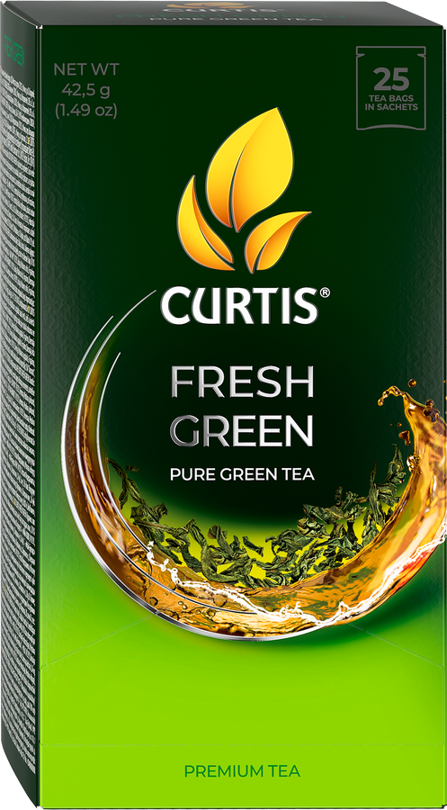 Чай зеленый CURTIS Fresh Green, 25пак, превью