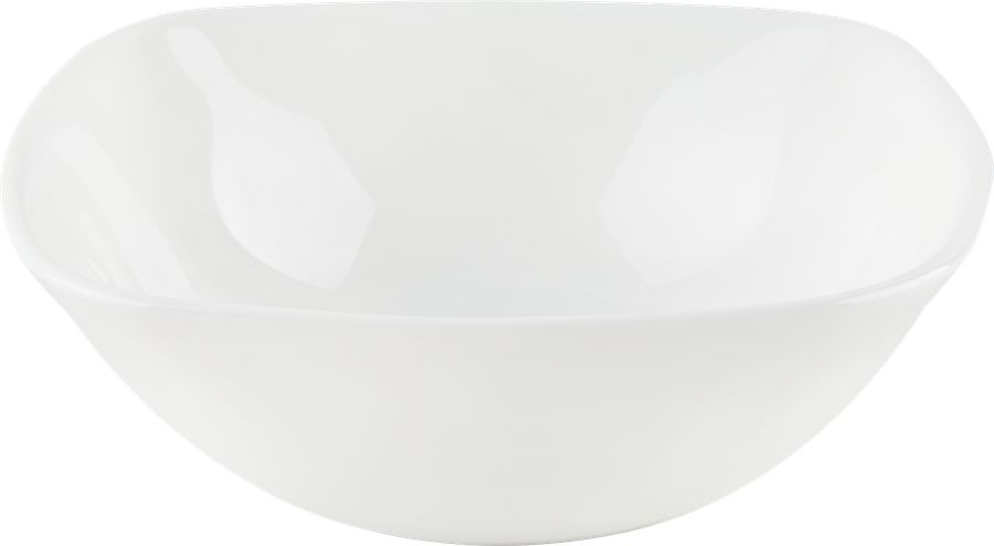 Салатник HOMECLUB Quadro Classic White 12,8см, стекло Арт. LFW50, превью