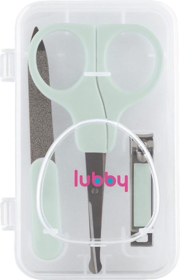 Набор маникюрный детский LUBBY ножницы, щипчики и пилочка, с 0 месяцев, Арт. 27470, предпросмотр