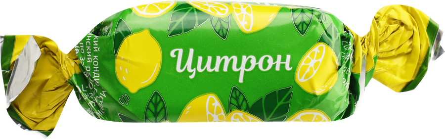 Конфеты ЦИТРОН Глазированные с помадным корпусом, весовые, предпросмотр
