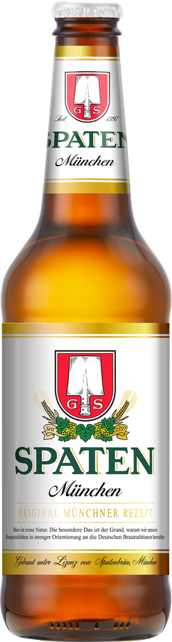 Пиво светлое SPATEN MUNCHEN Хеллес пастеризованное 5,2%, 0.45л, превью