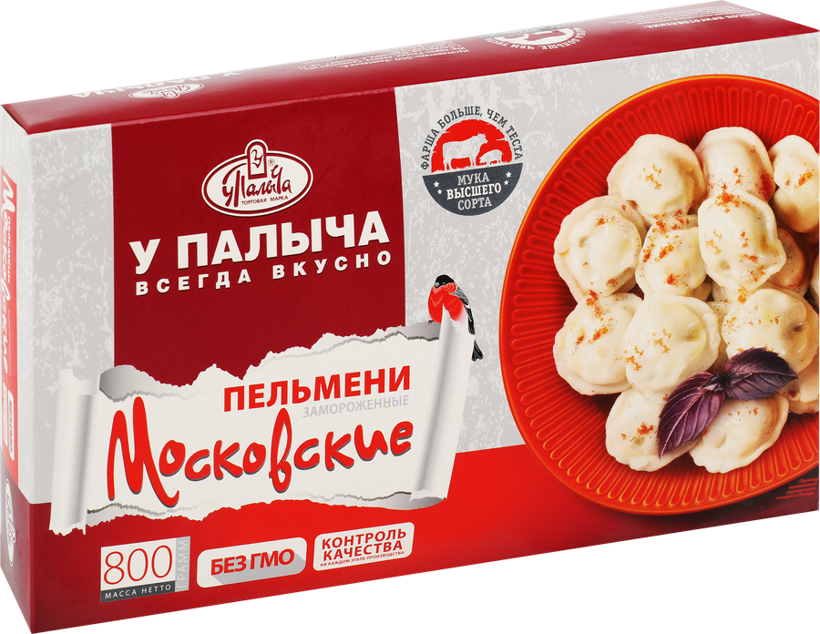 Пельмени У ПАЛЫЧА Московские, 800г, предпросмотр