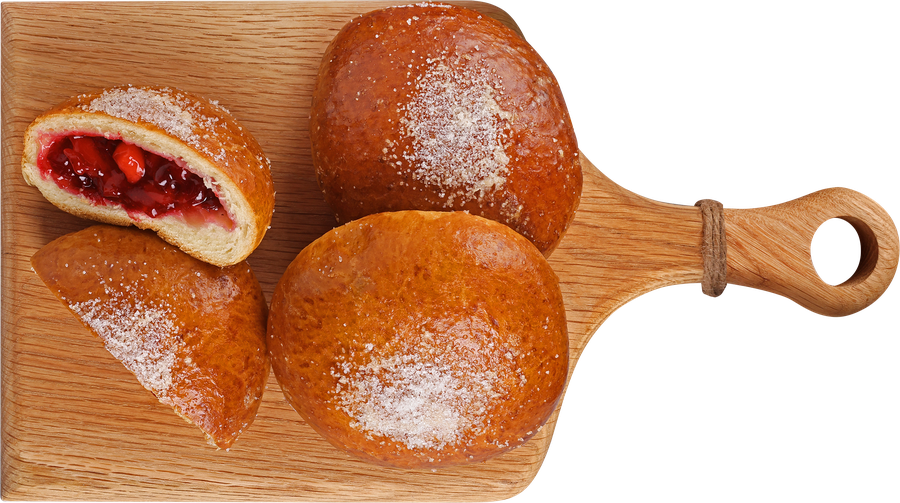 Пирожок ЛЕНТА FRESH Домашний с яблочно-брусничной начинкой, 100г, превью