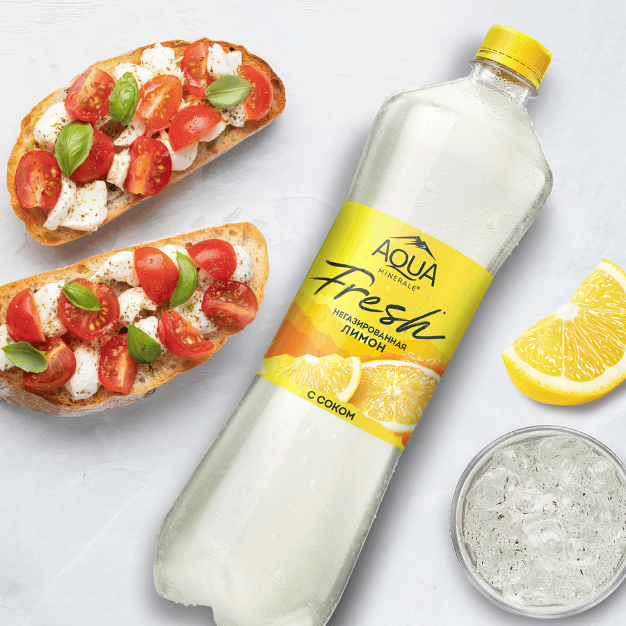 Вода питьевая AQUA MINERALE Juicy Лимон негазированная, 1л, превью