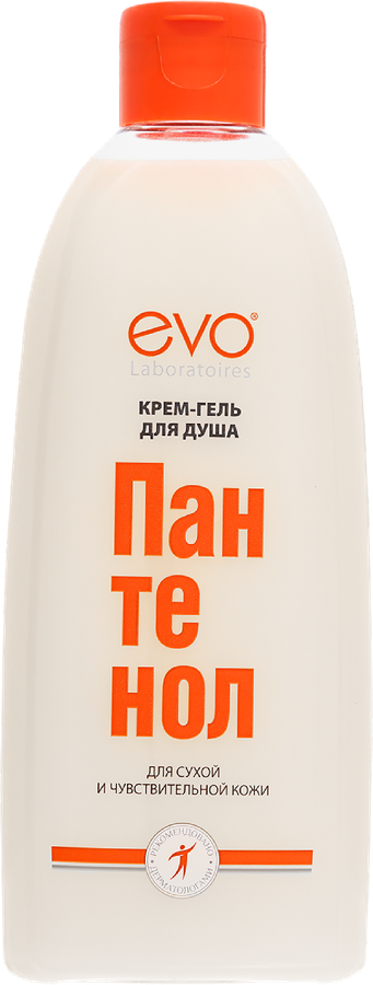Крем-гель для душа EVO Пантенол, для сухой и чувствительной кожи, 400мл, превью