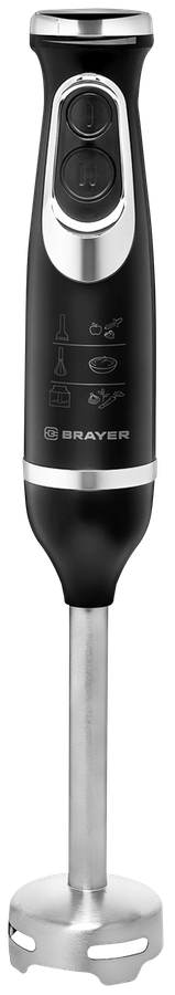 Блендер BRAYER 800Вт, 2 скорости, черный, 350мл Арт. BR1240, превью