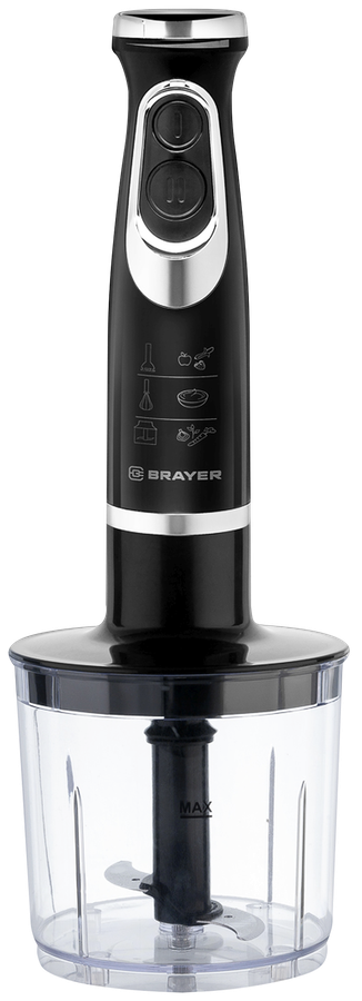 Блендер BRAYER 800Вт, 2 скорости, черный, 350мл Арт. BR1240, предпросмотр
