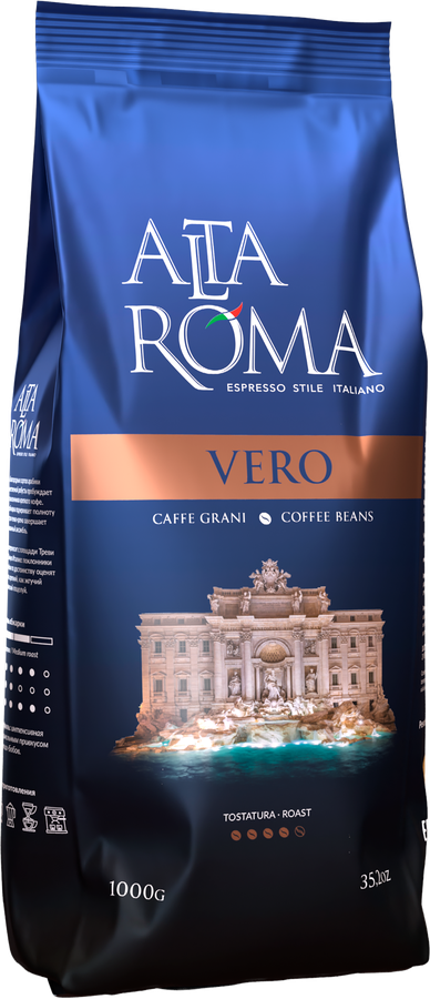 Кофе зерновой ALTA ROMA Vero, 1кг, превью