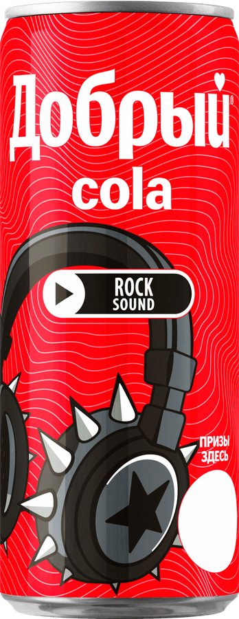 Напиток ДОБРЫЙ Cola сильногазированный, 0.33л, предпросмотр
