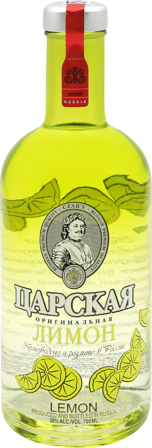 Настойка горькая ЦАРСКАЯ Лимон оригинальная 38%, 0.7л, превью