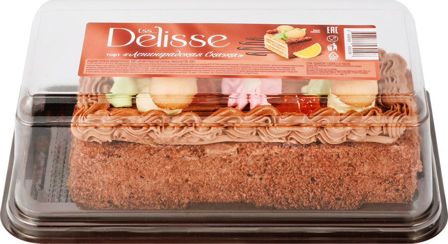 Торт DELISSE Ленинградская Сказка, 430г, превью