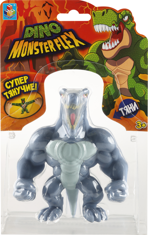 Игрушка 1TOY Monster Flex Dino 14см, тянущиеся фигурки, 14 видов, в ассортименте Арт. Т22691, предпросмотр