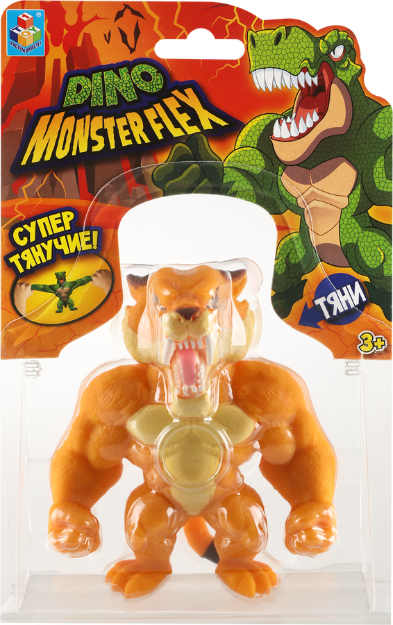 Игрушка 1TOY Monster Flex Dino 14см, тянущиеся фигурки, 14 видов, в ассортименте Арт. Т22691, предпросмотр