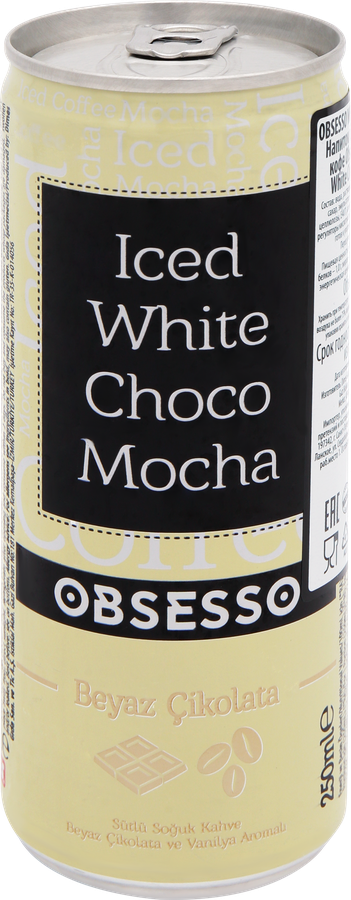 Напиток OBSESSO Кофе холодный White Chocolate Mocha, 0.25л, превью