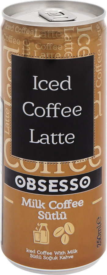 Напиток OBSESSO Кофе холодный Latte, 0.25л, предпросмотр
