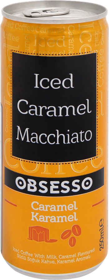 Напиток OBSESSO Кофе холодный Caramel Macchiato, 0.25л, предпросмотр