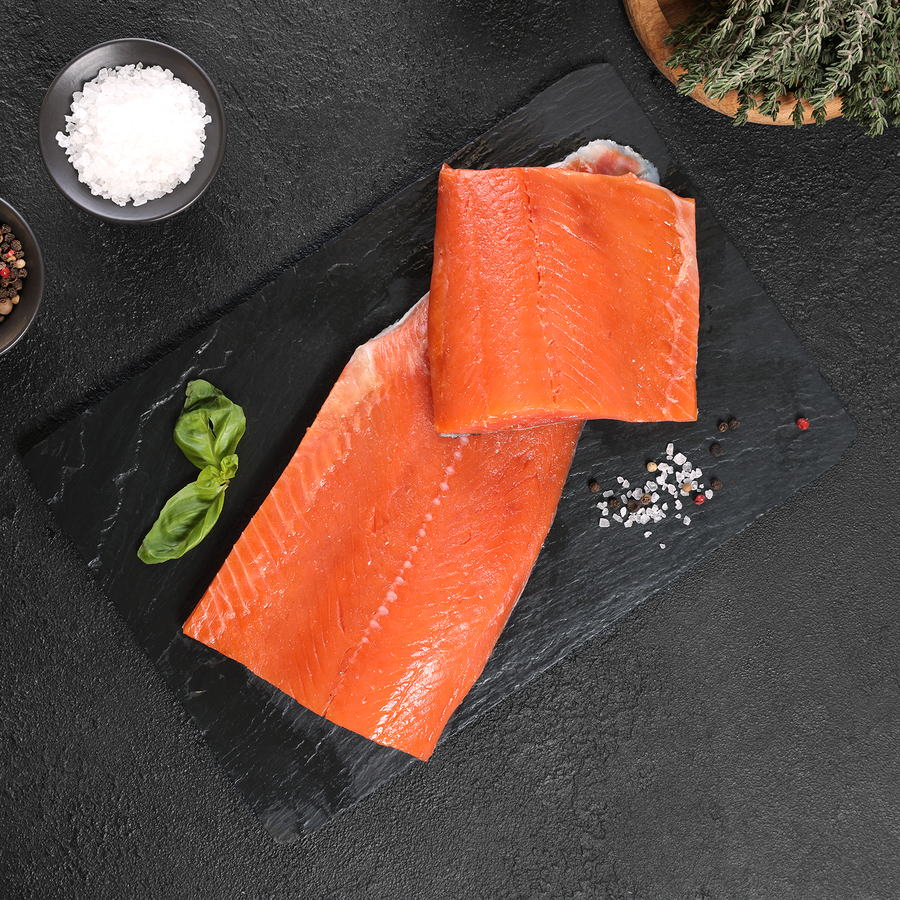 Форель Радужная малосоленая ЛЕНТА FRESH филе на коже, весовая, превью