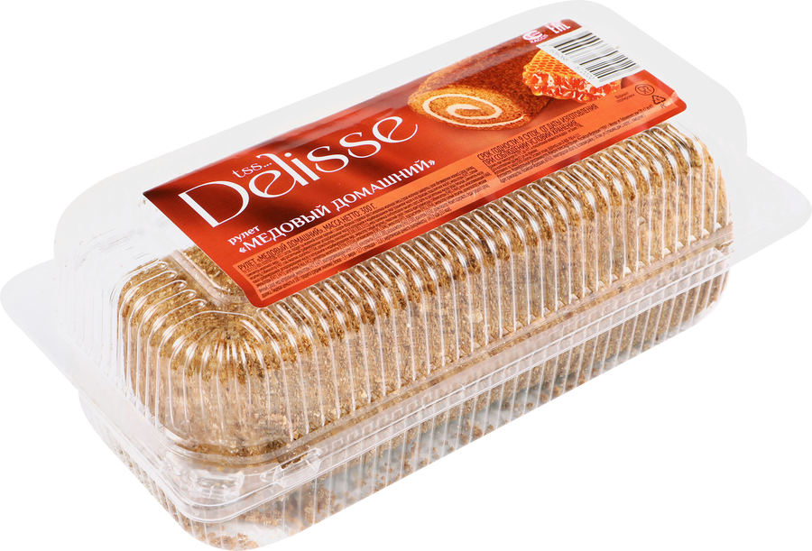 Рулет DELISSE Медовый домашний, 300г, превью