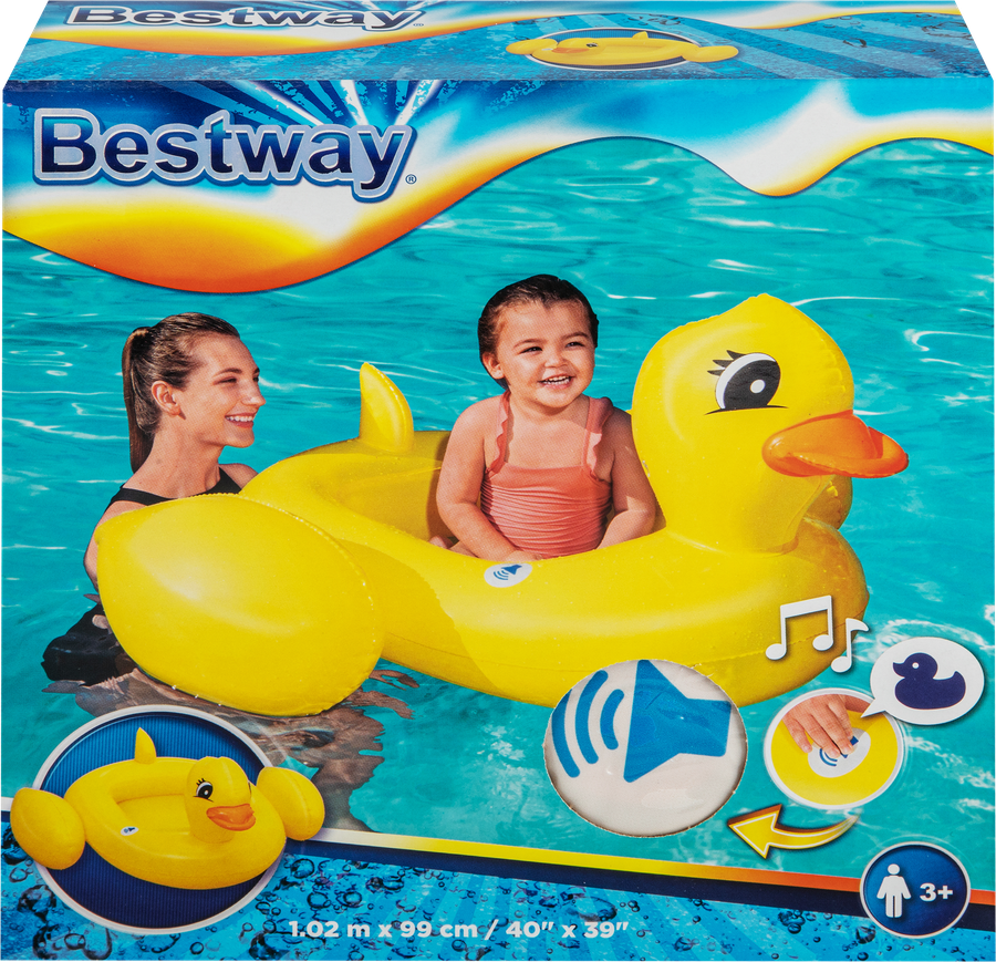 Круг для плавания надувной BESTWAY Животные 111х98х51см, с сиденьем, Арт. 34151, предпросмотр