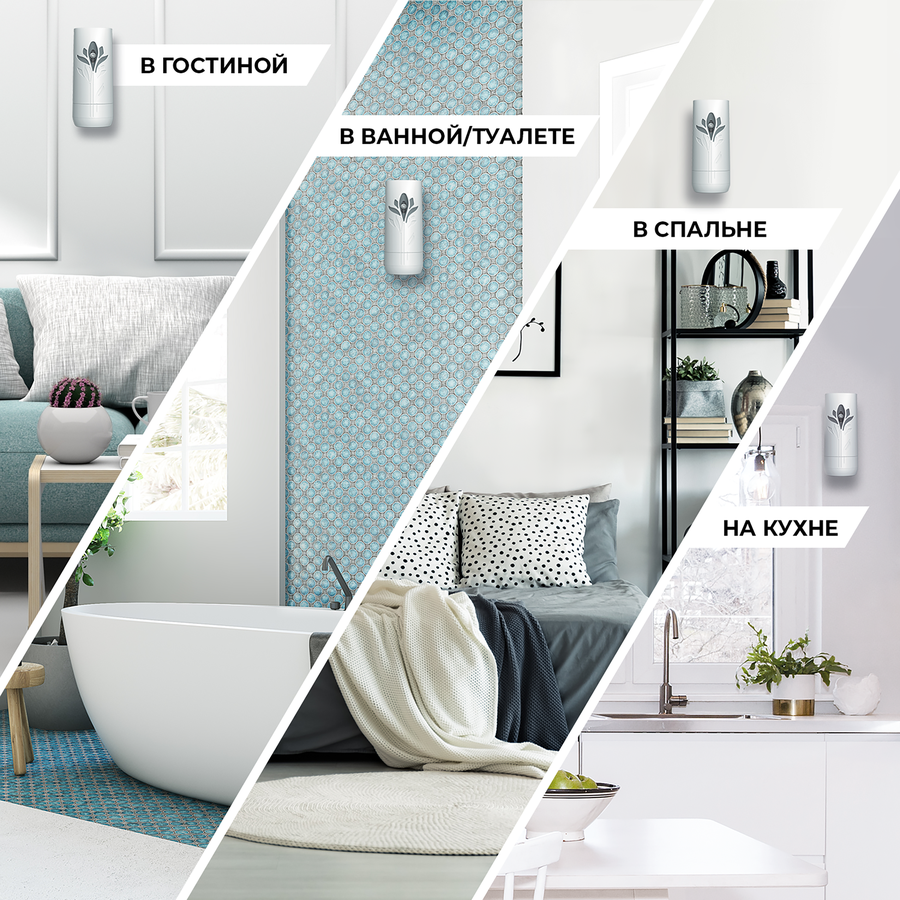 Освежитель воздуха автоматический AIRWICK Freshmatic Нежный шелк и лилия, 420г, превью