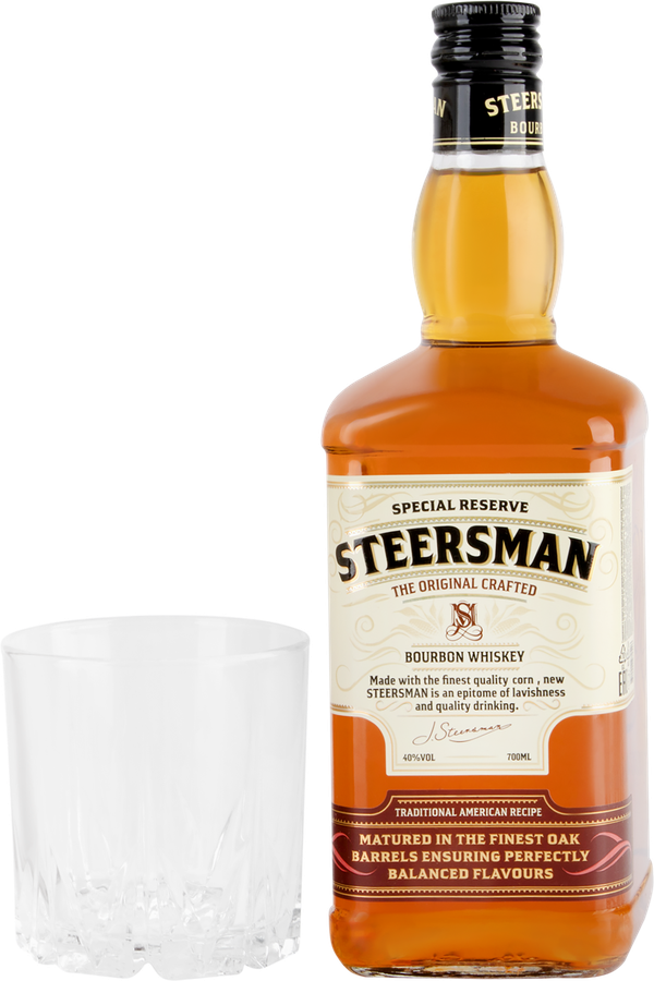 Виски STEERSMAN Зерновой 40% + бокал, п/у, 0.7л, предпросмотр
