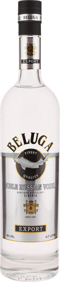 Водка BELUGA Noble 40% + коктейльный бокал, 0.7л, превью