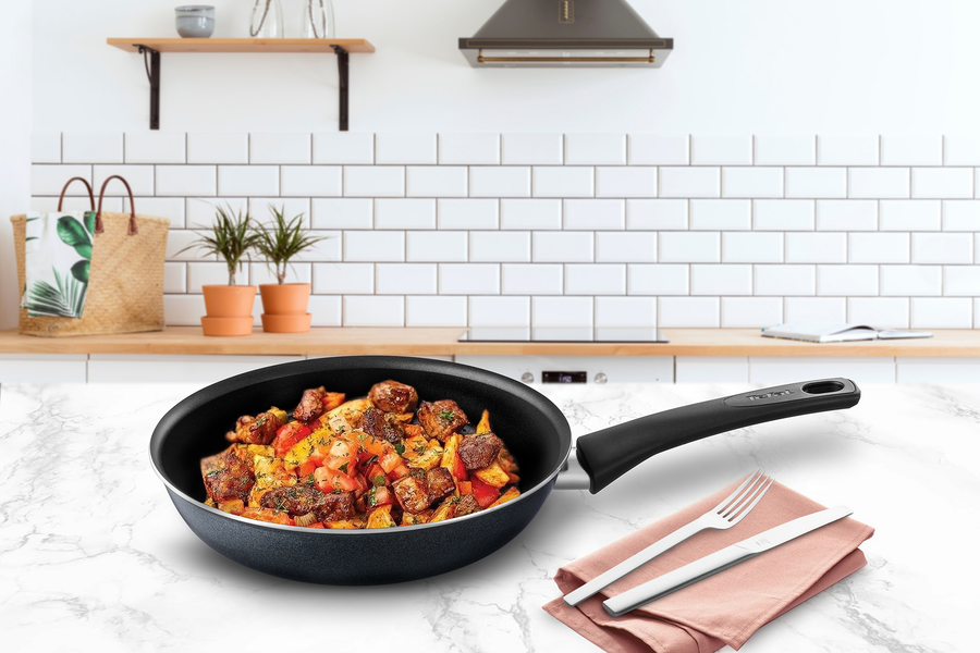 Сковорода TEFAL Intense 22см, антипригарное покрытие штампованный алюминий Арт. 04219122, предпросмотр