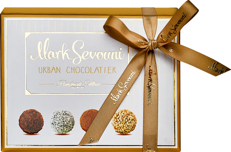Конфеты MARK SAVOUNI Авангард с кремовой начинкой со вкусом шоколадный фондю, кокос, молочный кофе, фундук, 140г, превью